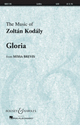 Gloria SATB choral sheet music cover